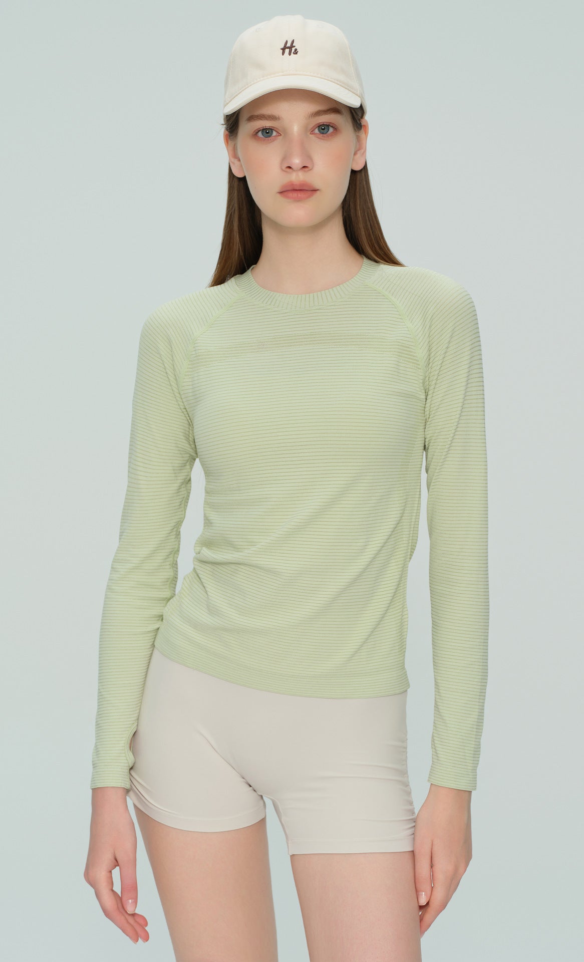 Long Sleeve Yoga Top Women Round Neck Versatile Gym Workout