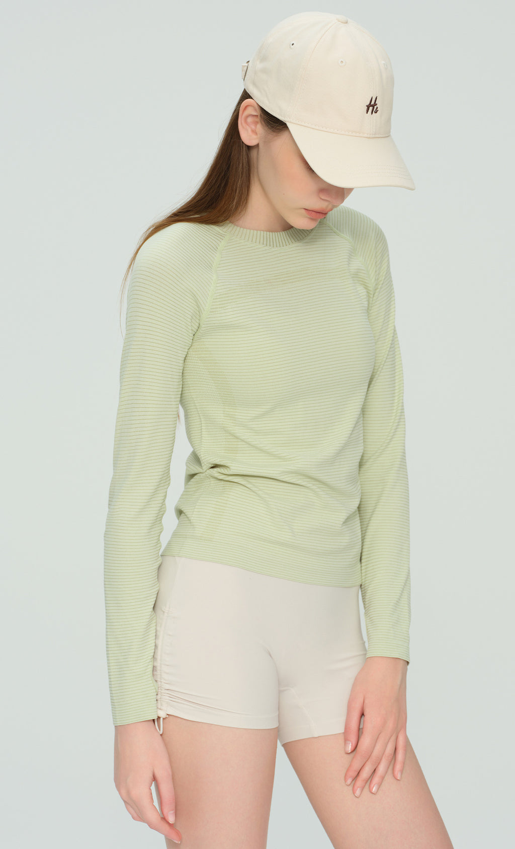 Long Sleeve Yoga Top Women Round Neck Versatile Gym Workout