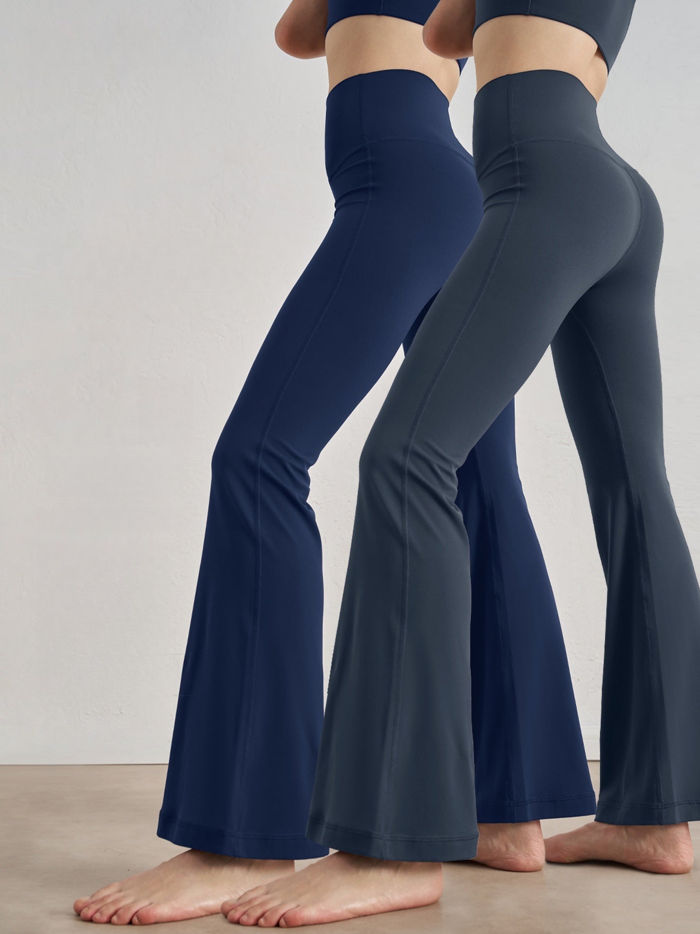 NUF Flare Yoga Pants High Waist One Size Seamless