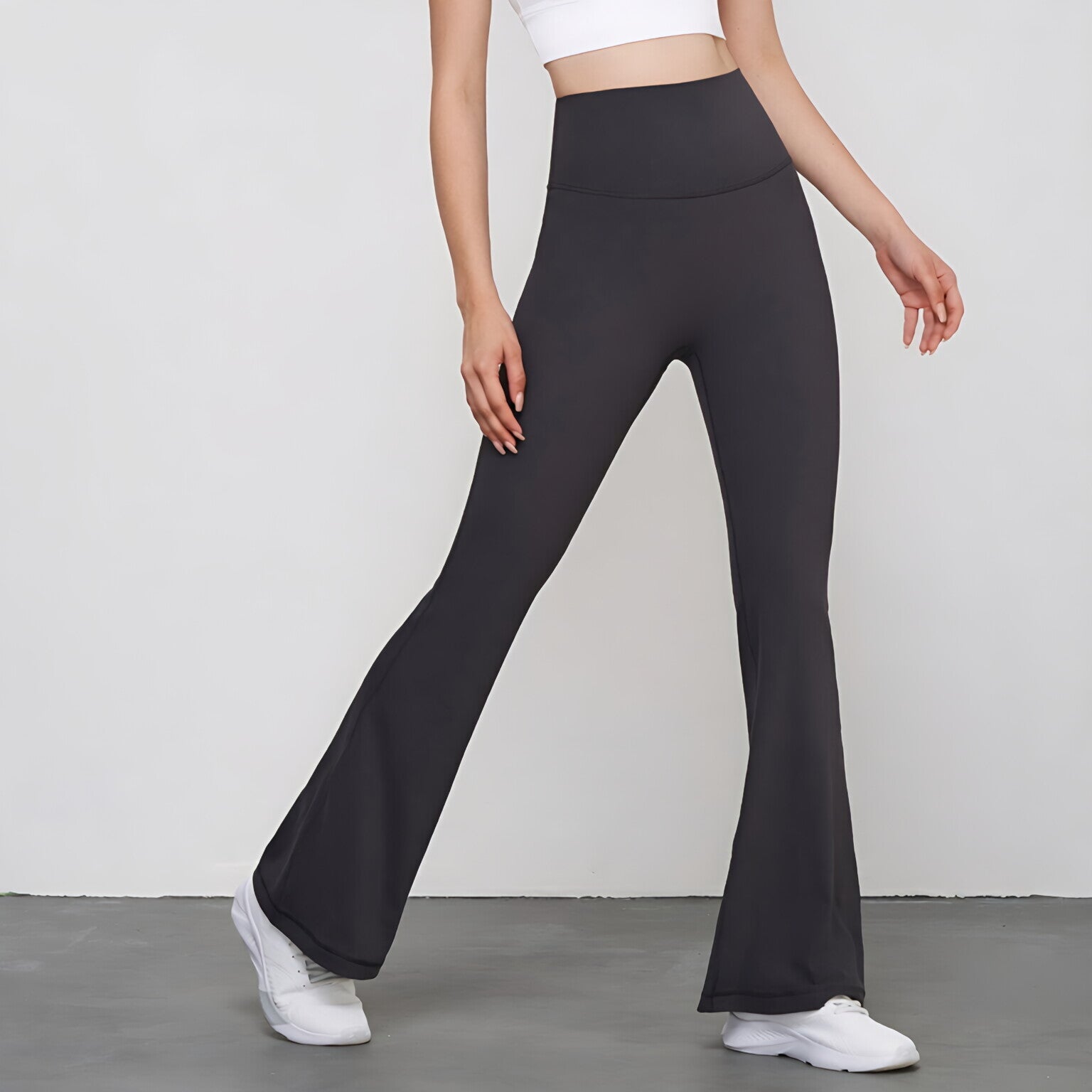 NUF Flare Yoga Pants High Waist One Size Seamless