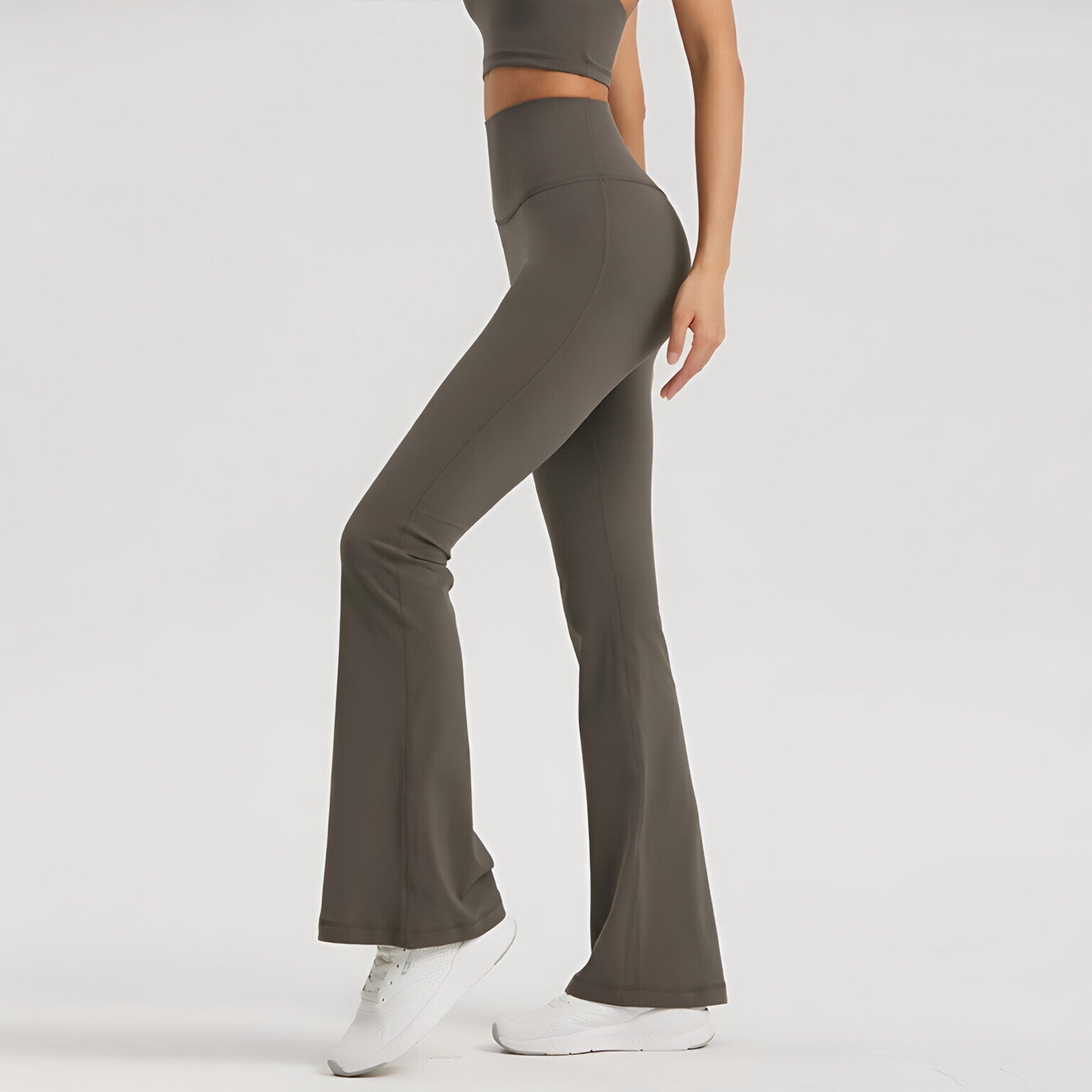NUF Flare Yoga Pants High Waist One Size Seamless