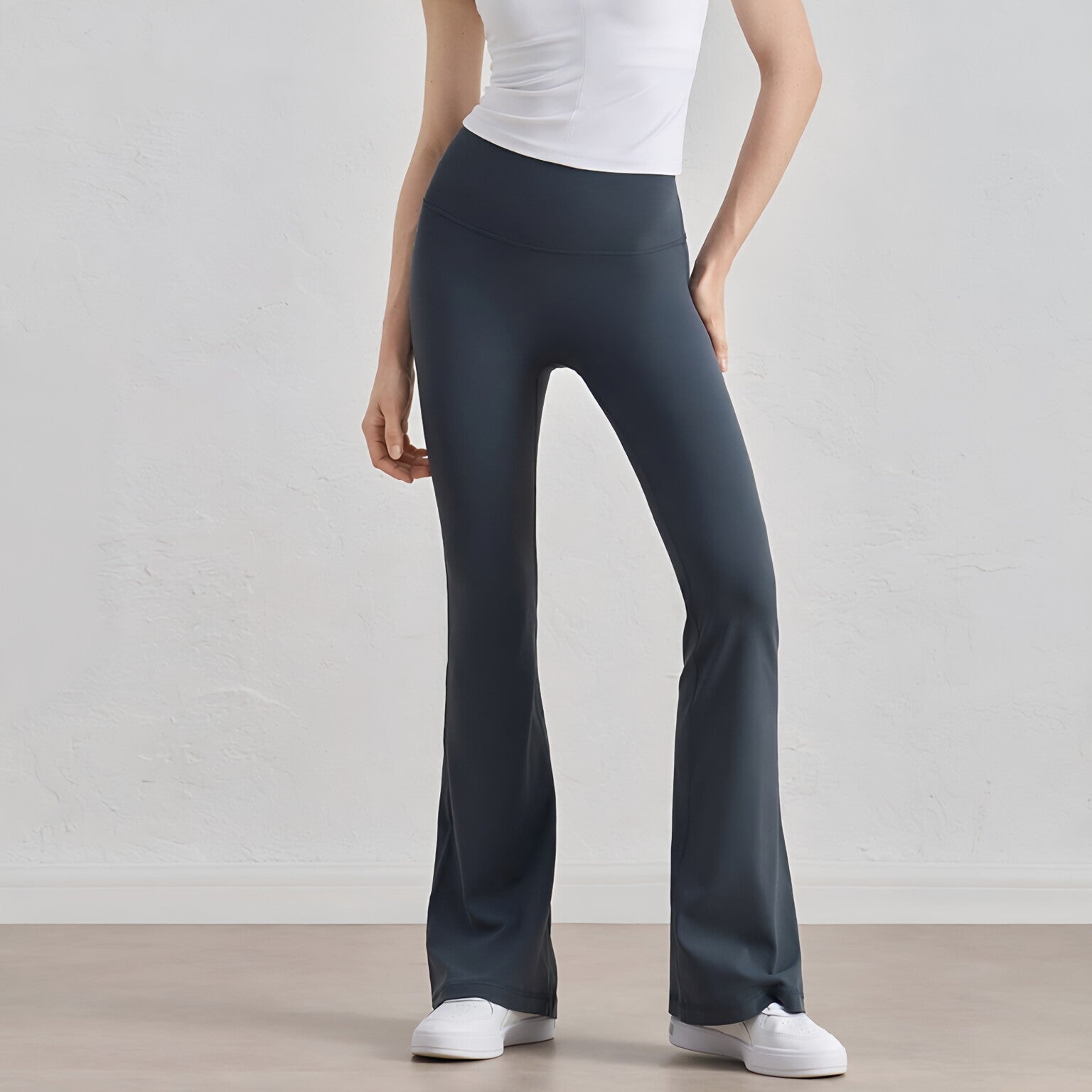 NUF Flare Yoga Pants High Waist One Size Seamless