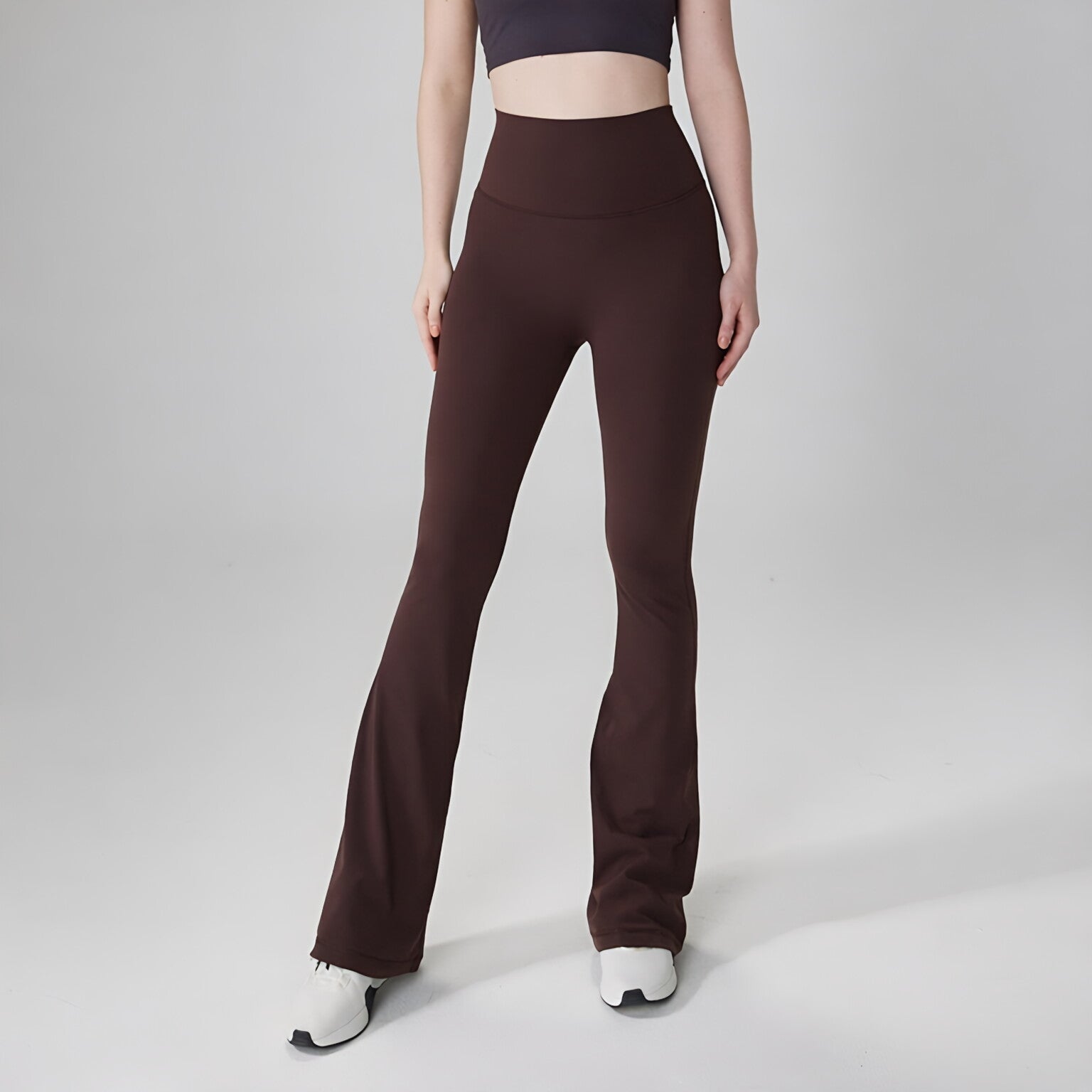 NUF Flare Yoga Pants High Waist One Size Seamless
