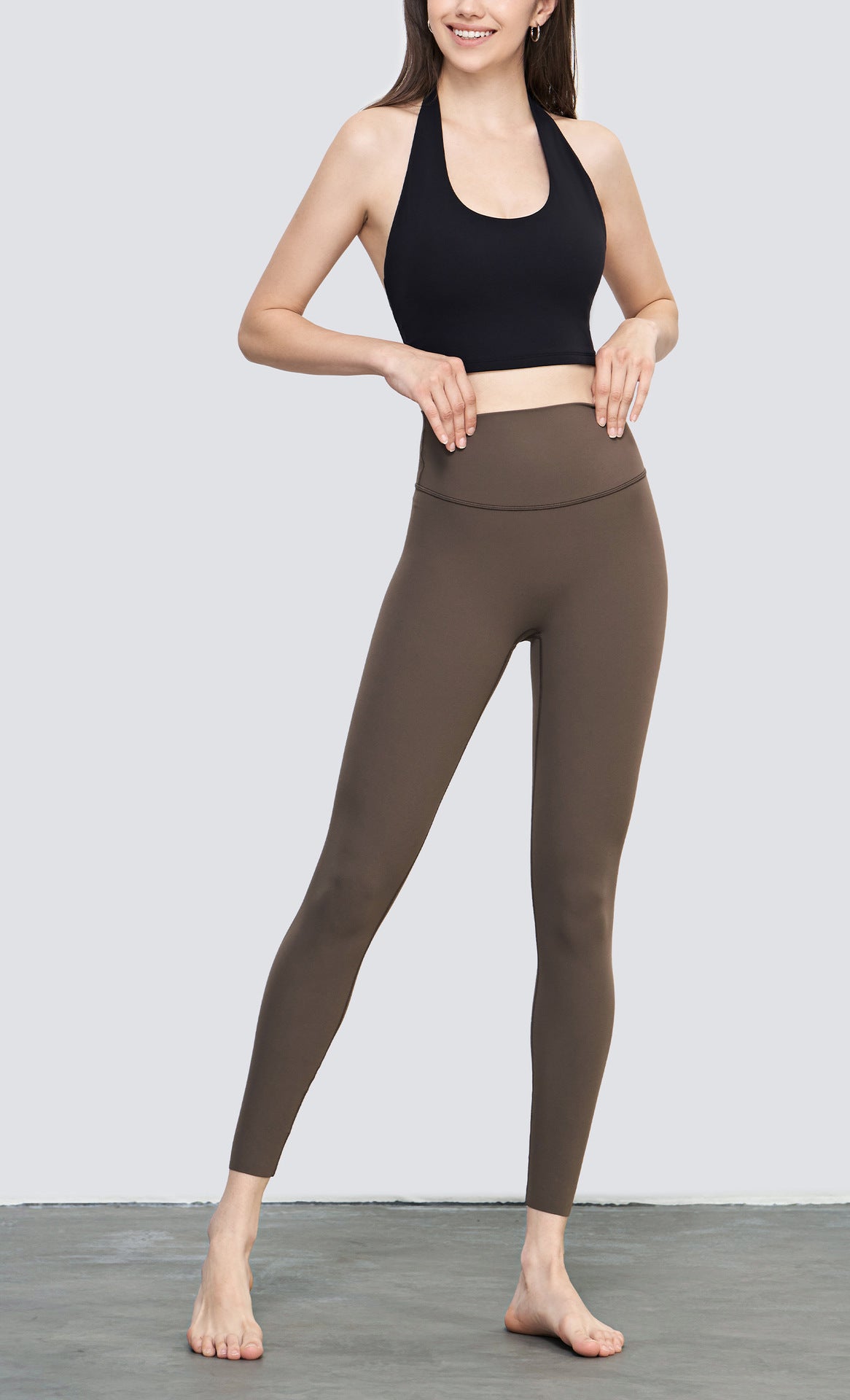 NUF High Waist Yoga Leggings Women Tummy Control Workout Pants