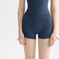 NUF Women High Waist Yoga Shorts Peach Lift Gym Workout