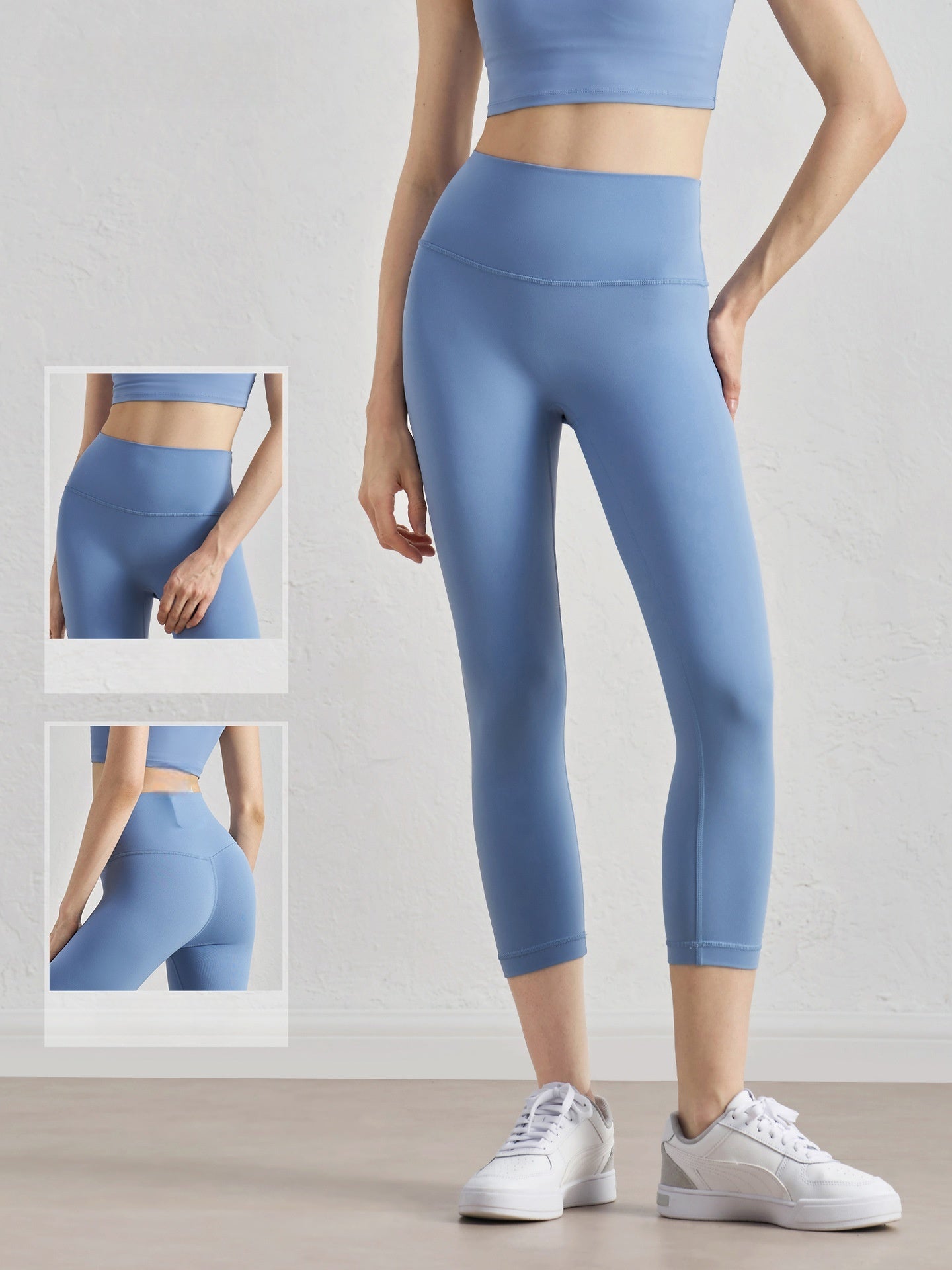 NULS Anti Chafe Yoga Pants High Waist Tummy Control 7/8