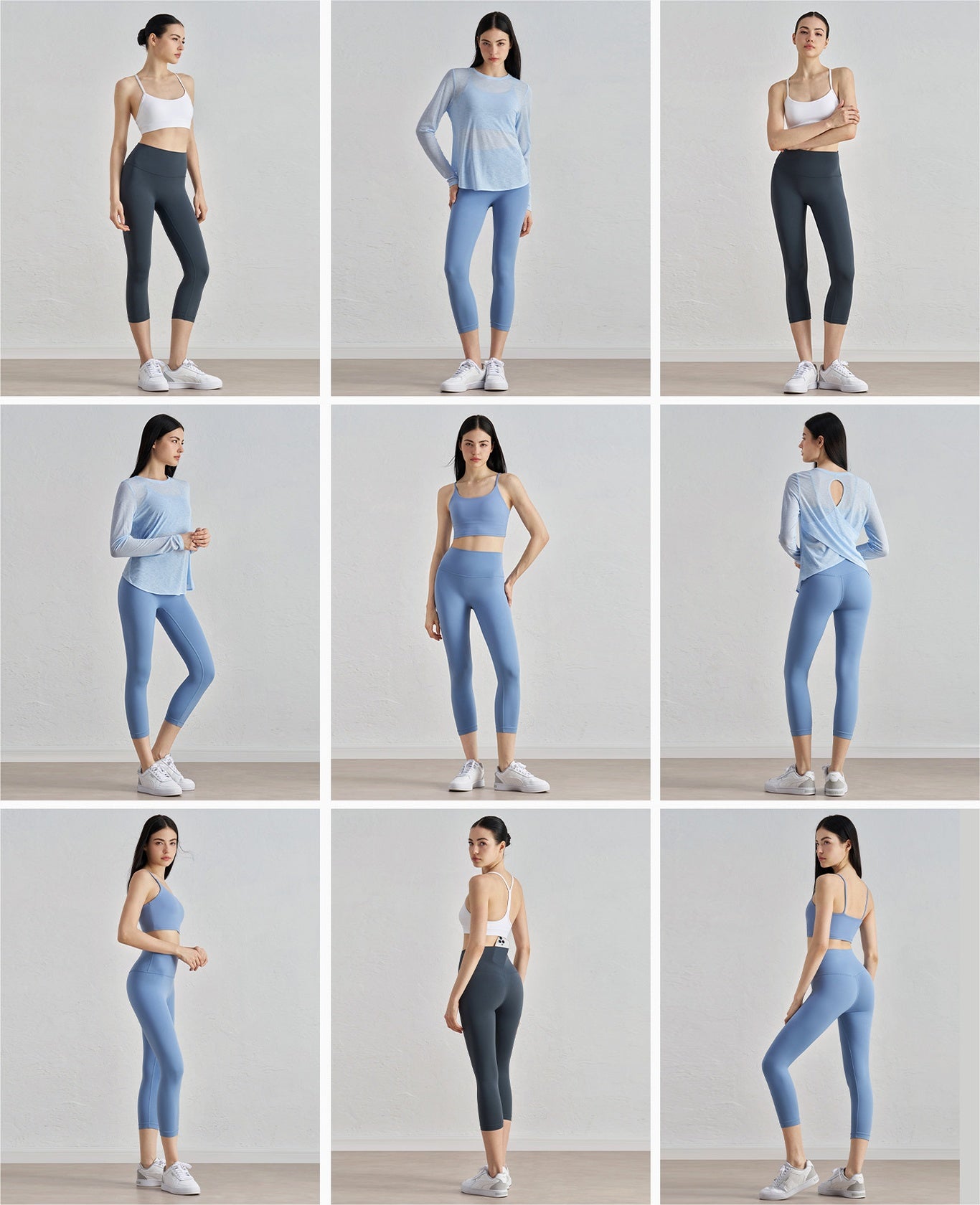 NULS Anti Chafe Yoga Pants High Waist Tummy Control 7/8