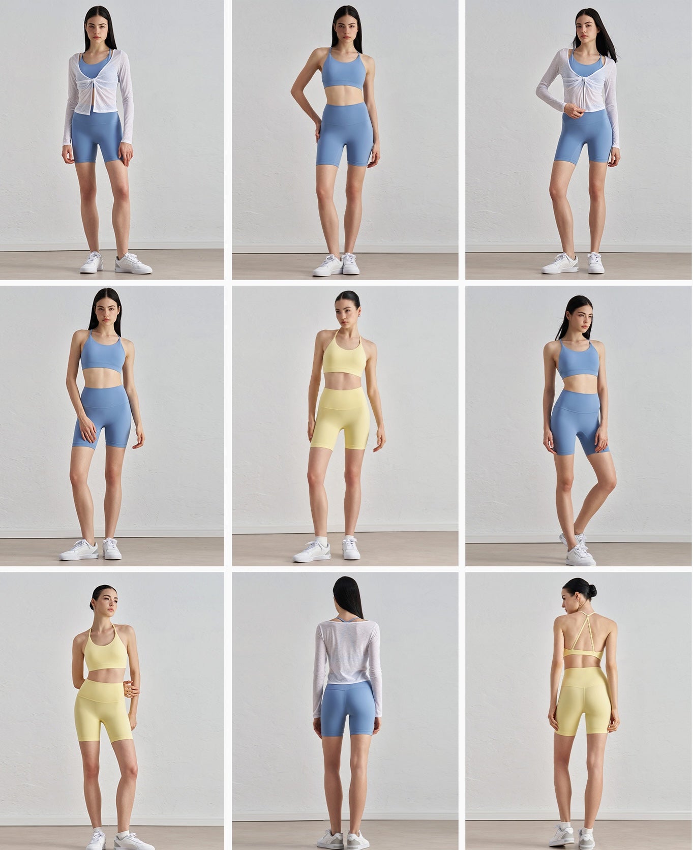 NULS High Waist Running Shorts Women Tummy Control Workout