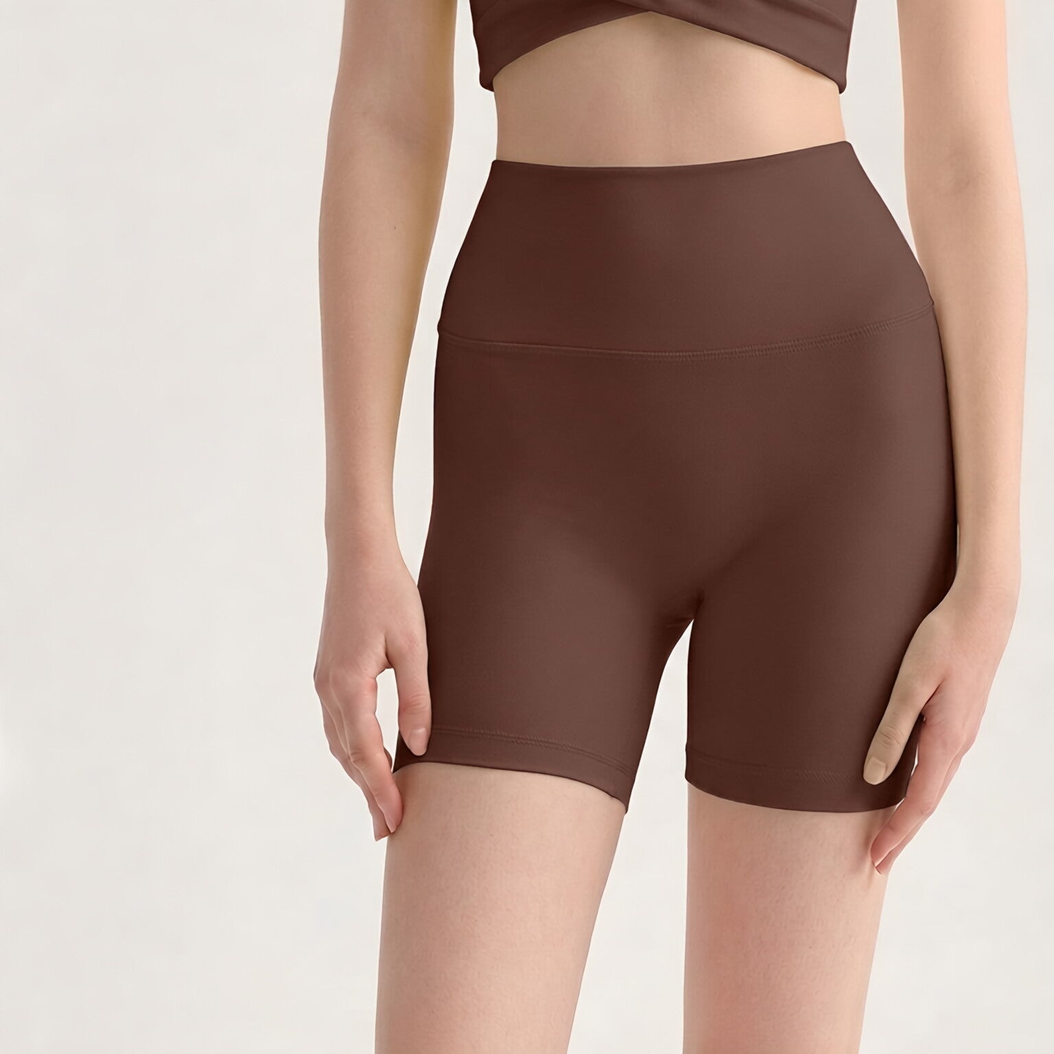 NULS High Waist Running Shorts Women Tummy Control Workout