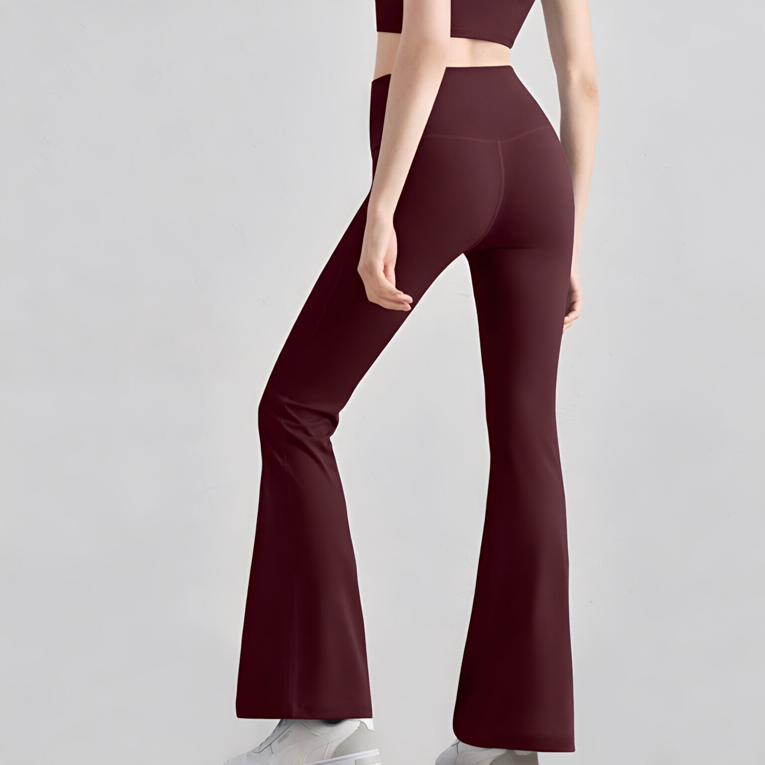 NULS High Waist Yoga Flare Pants Women Slimming Workout
