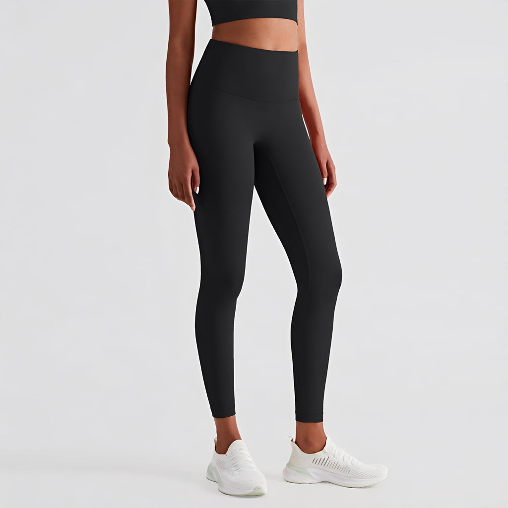 NULS High Waist Yoga Pants 25" Peach Lift Tummy Control Gym