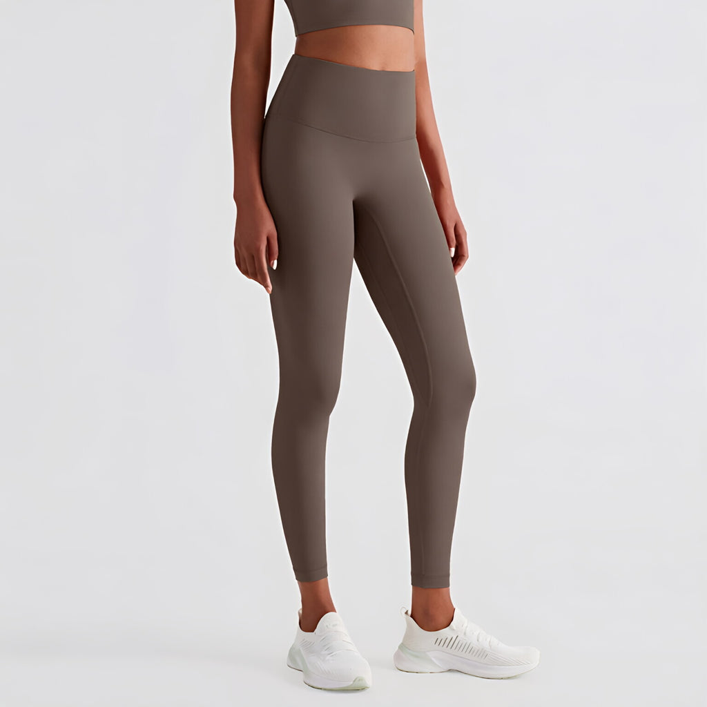 NULS High Waist Yoga Pants 25" Peach Lift Tummy Control Gym
