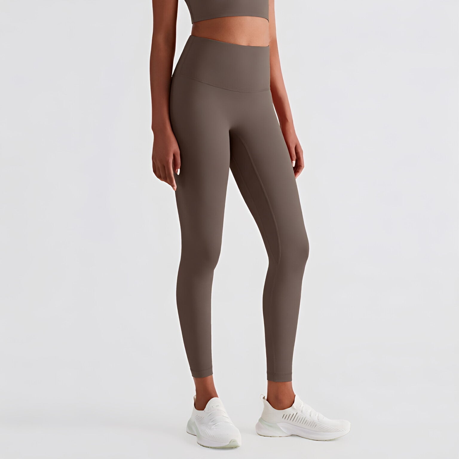NULS High Waist Yoga Pants 25" Peach Lift Tummy Control Gym
