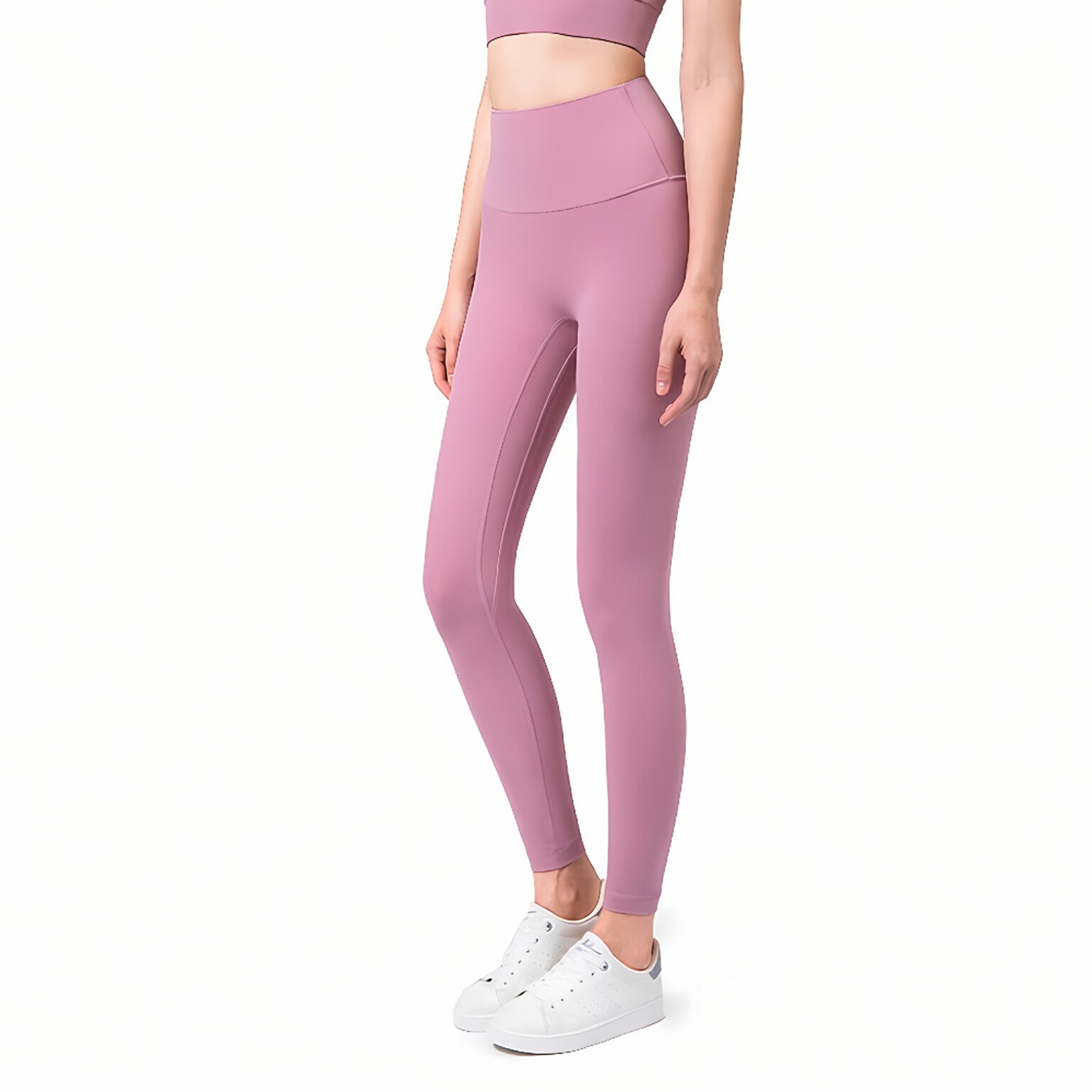 NULS High Waist Yoga Pants 25" Peach Lift Tummy Control Gym