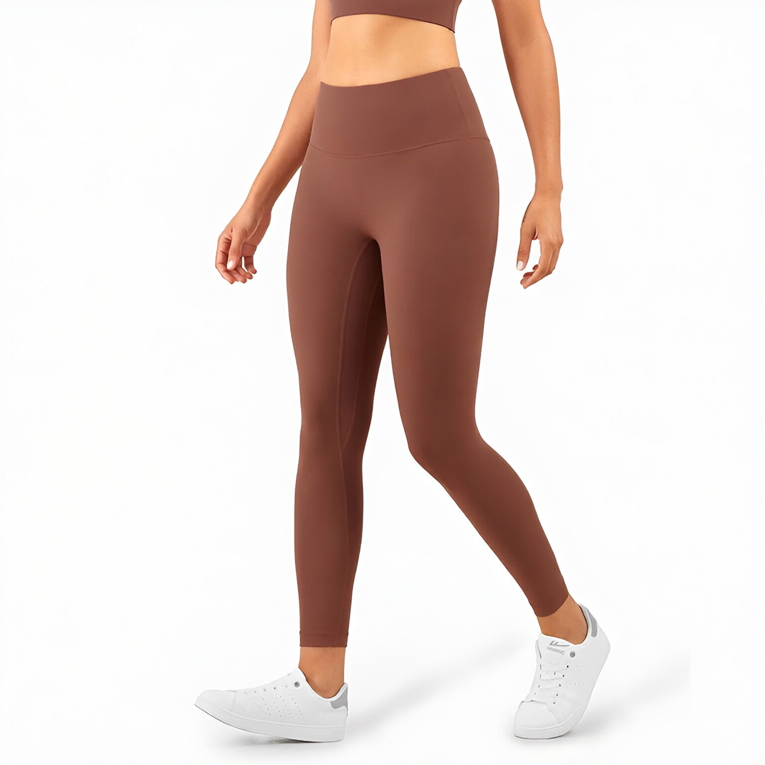 NULS High Waist Yoga Pants 25" Peach Lift Tummy Control Gym