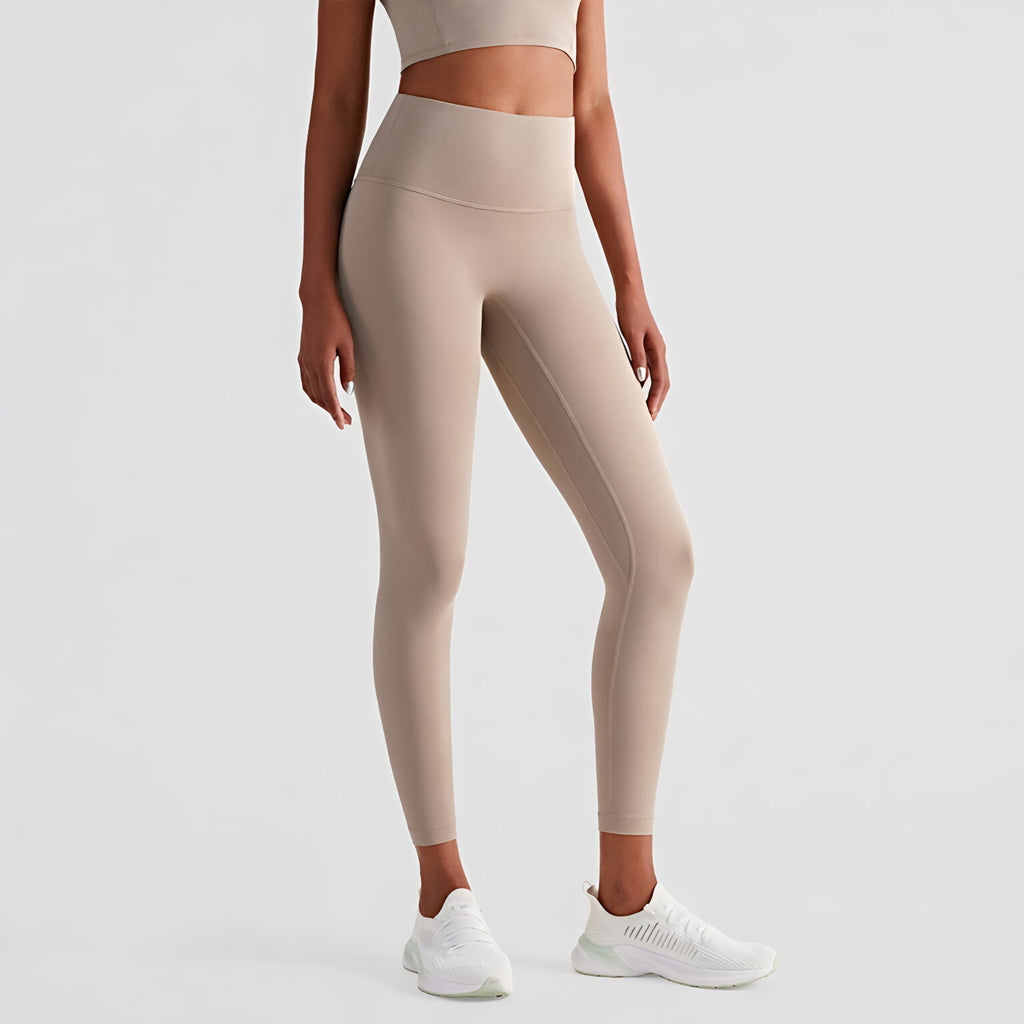 NULS High Waist Yoga Pants 25" Peach Lift Tummy Control Gym