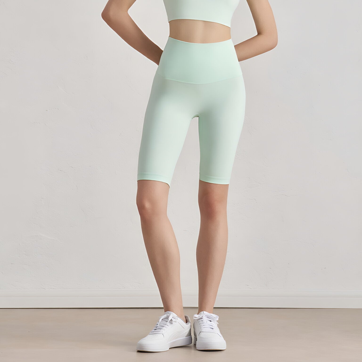 NULS High Waist Yoga Shorts Women Breathable Running Workout