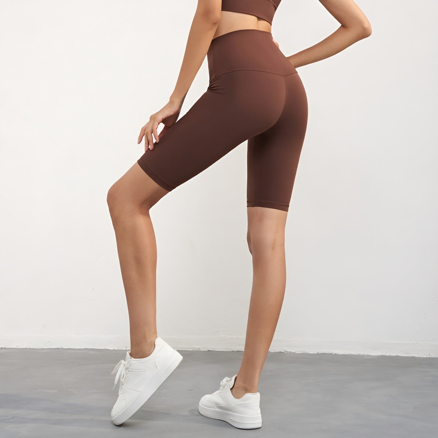 NULS High Waist Yoga Shorts Women Breathable Running Workout