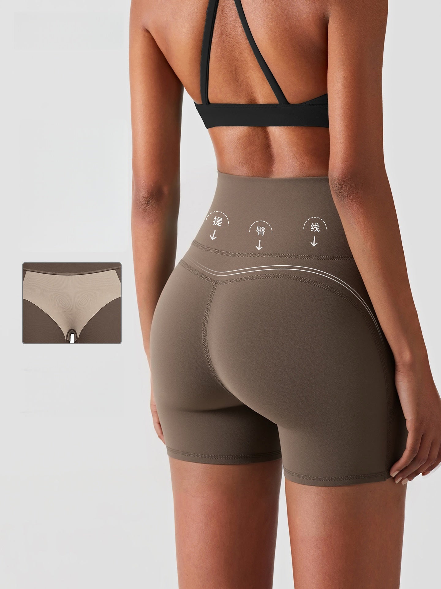 NULS High Waist Yoga Shorts Women Hip Lift Running Workout