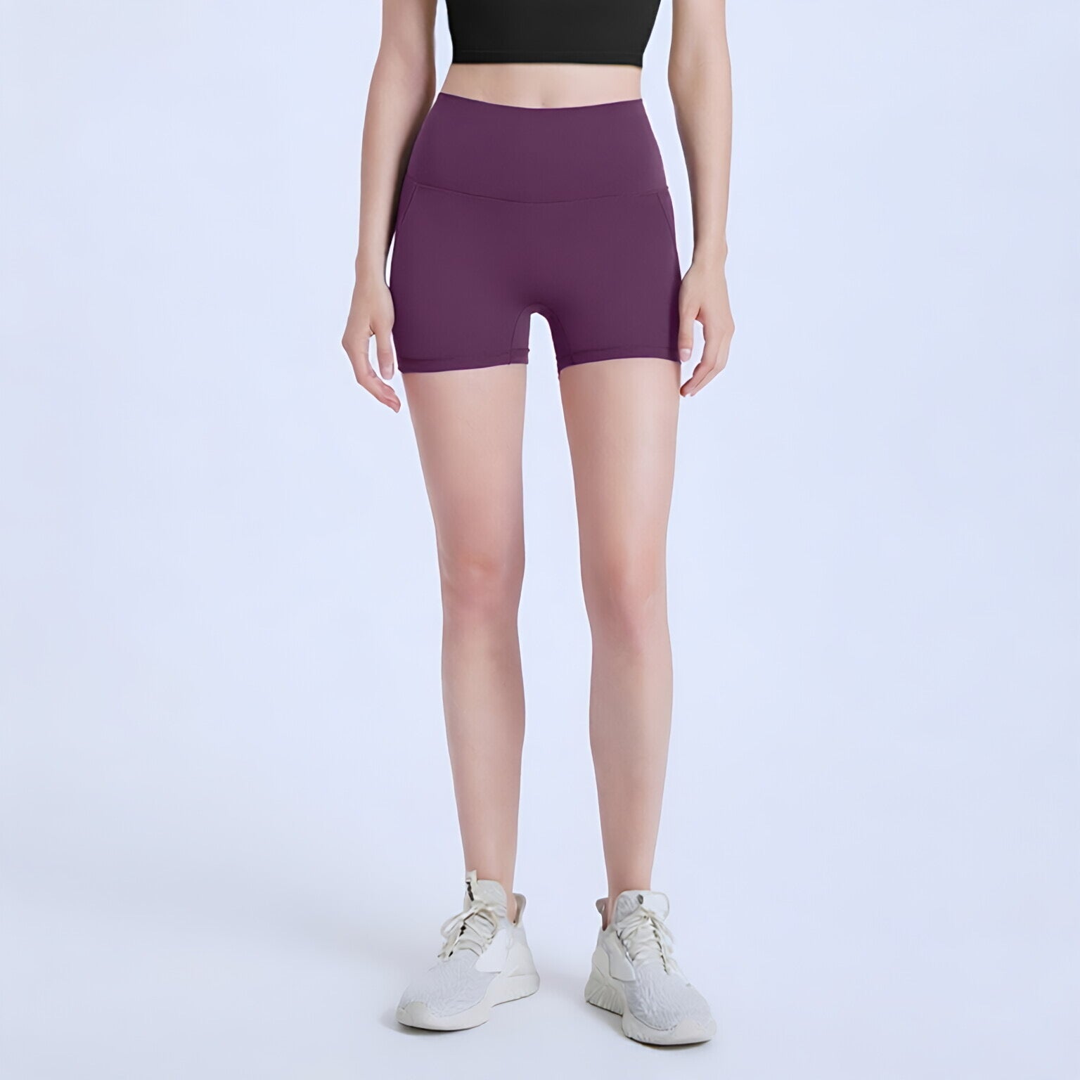 NULS High Waist Yoga Shorts Women Hip Lift Running Workout