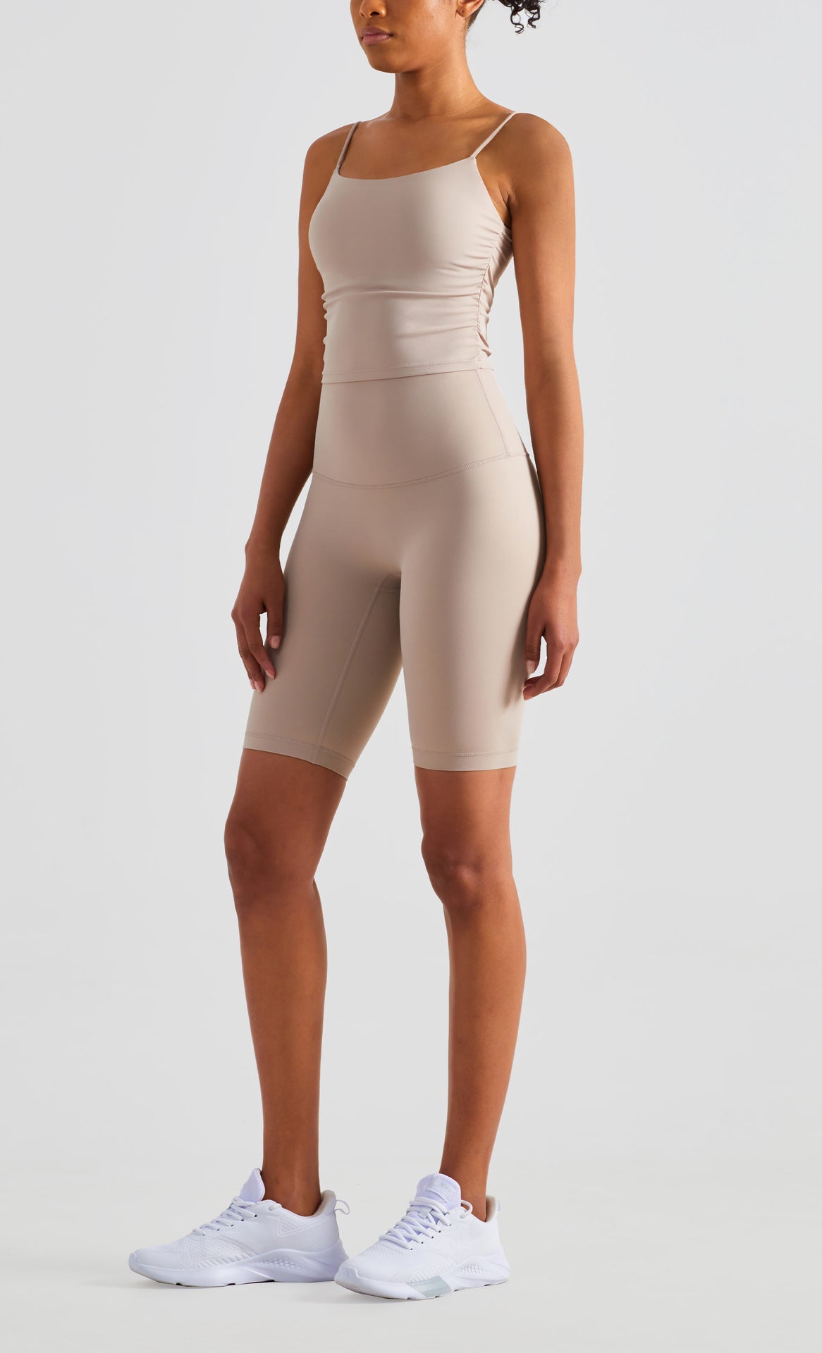 NULS Seamless High Waist Shorts Peach Lift No Front Seam 5" Gym