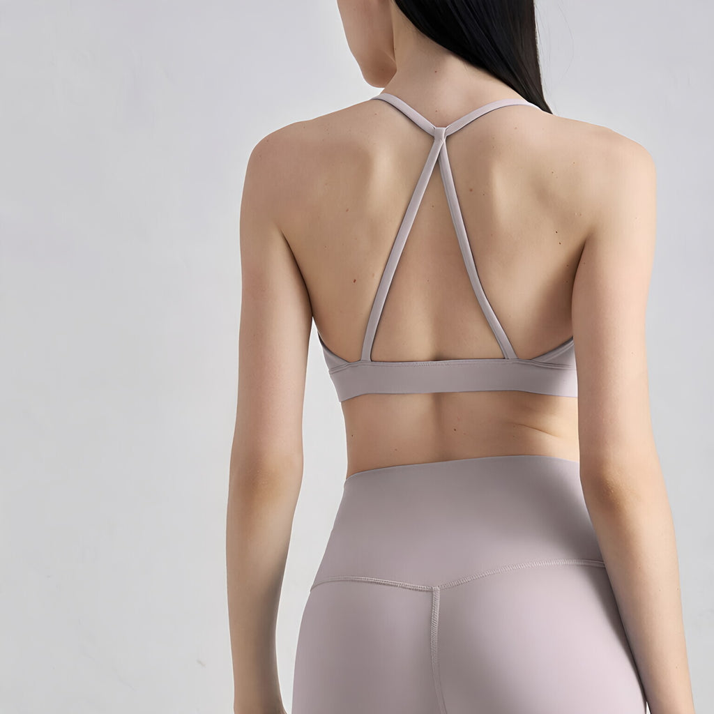 NULS Seamless Triangle Bra Women Beautiful Back Gym Workout