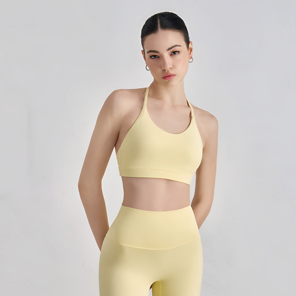 NULS Seamless Triangle Bra Women Beautiful Back Gym Workout