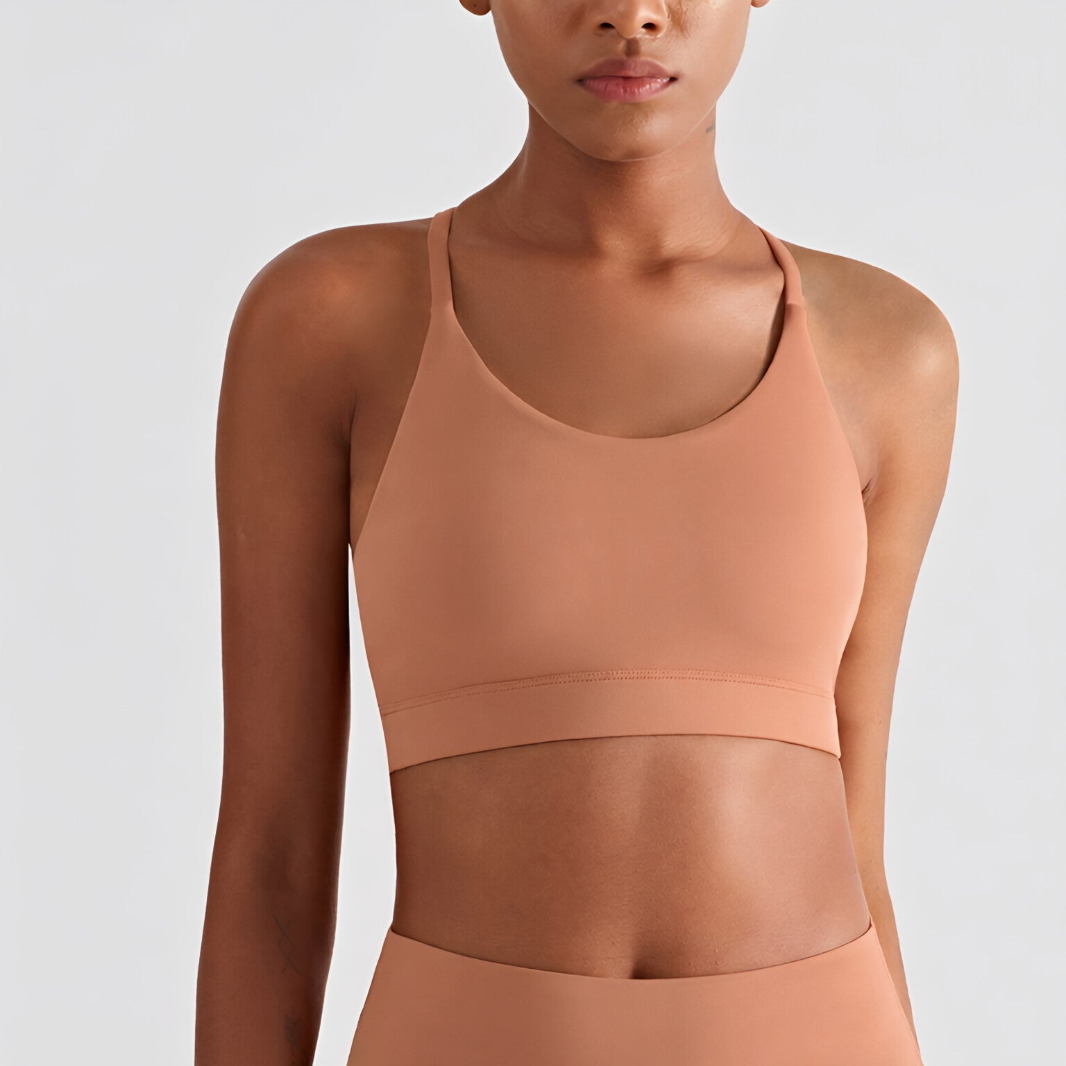 NULS Seamless Triangle Bra Women Beautiful Back Gym Workout
