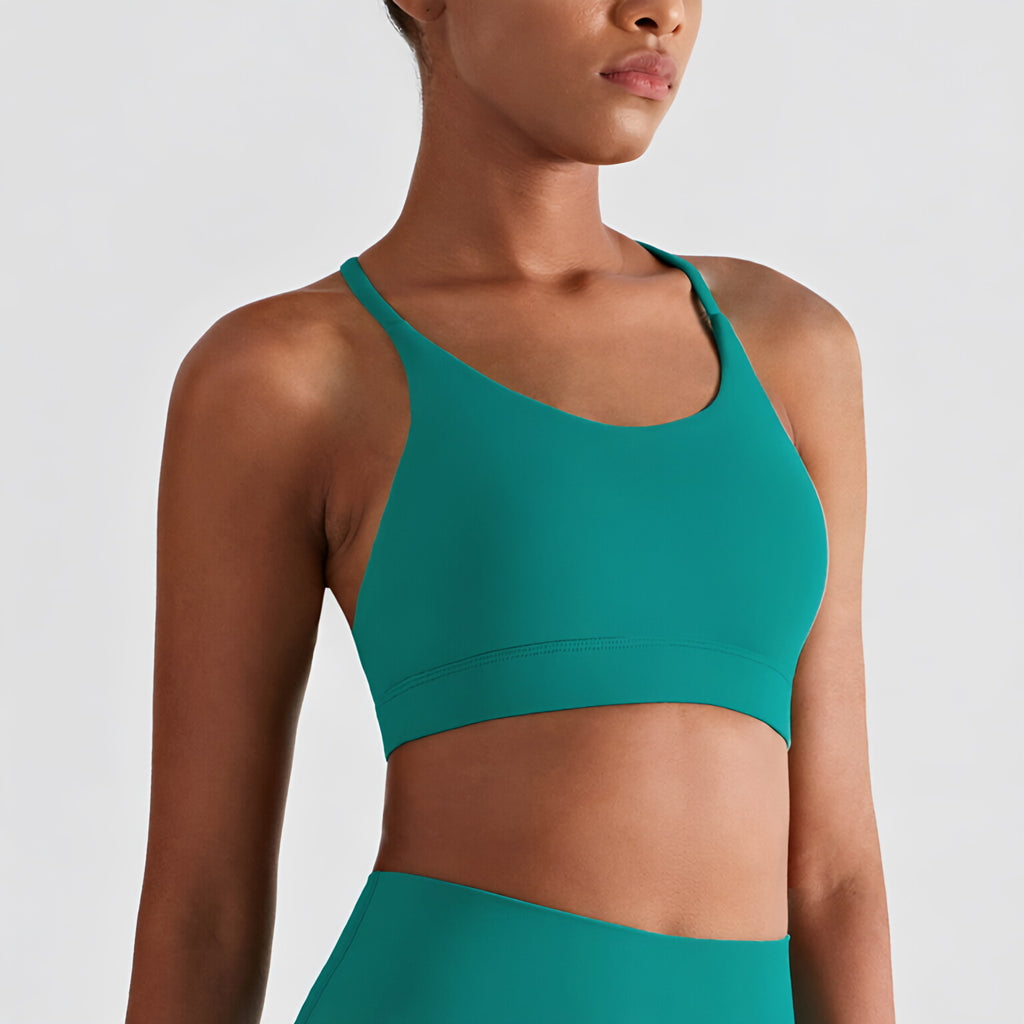 NULS Seamless Triangle Bra Women Beautiful Back Gym Workout