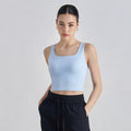 NULS Seamless Yoga Bodysuit Women Wide Straps Backless Gym