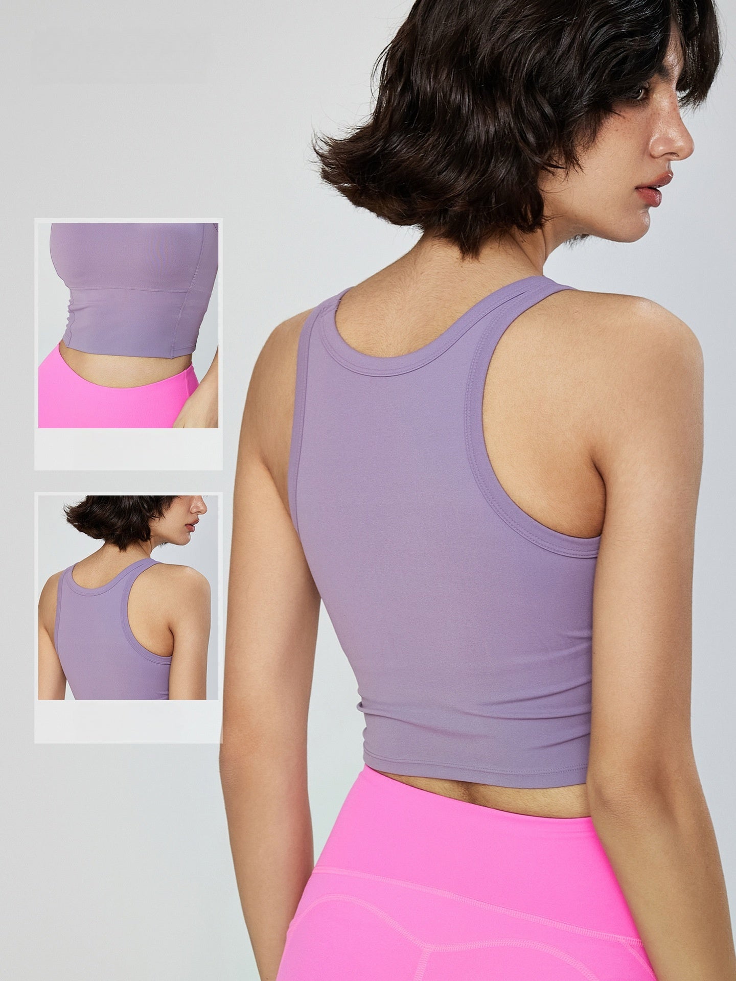 NULS Sports Bra Women Push Up Yoga Bra with Built-in Cups