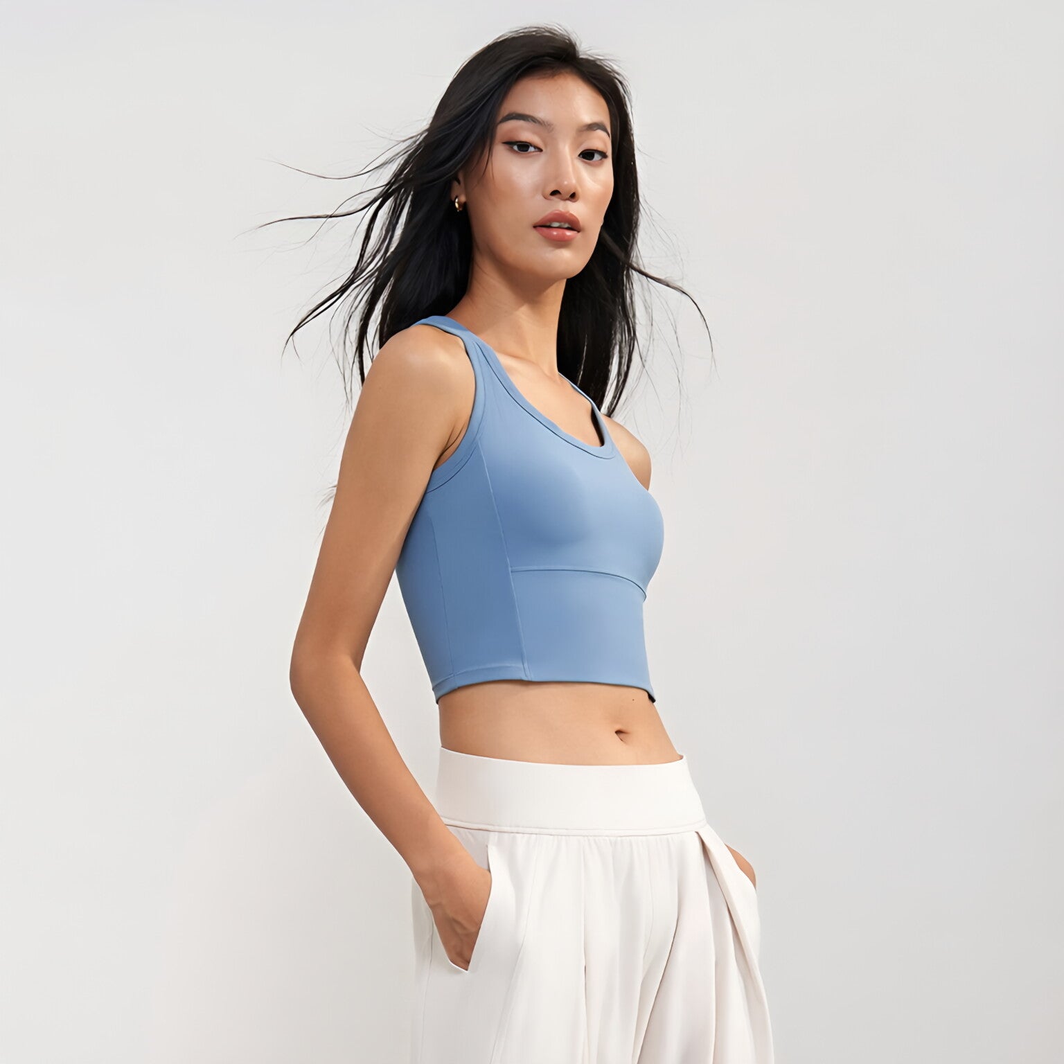 NULS Sports Bra Women Push Up Yoga Bra with Built-in Cups