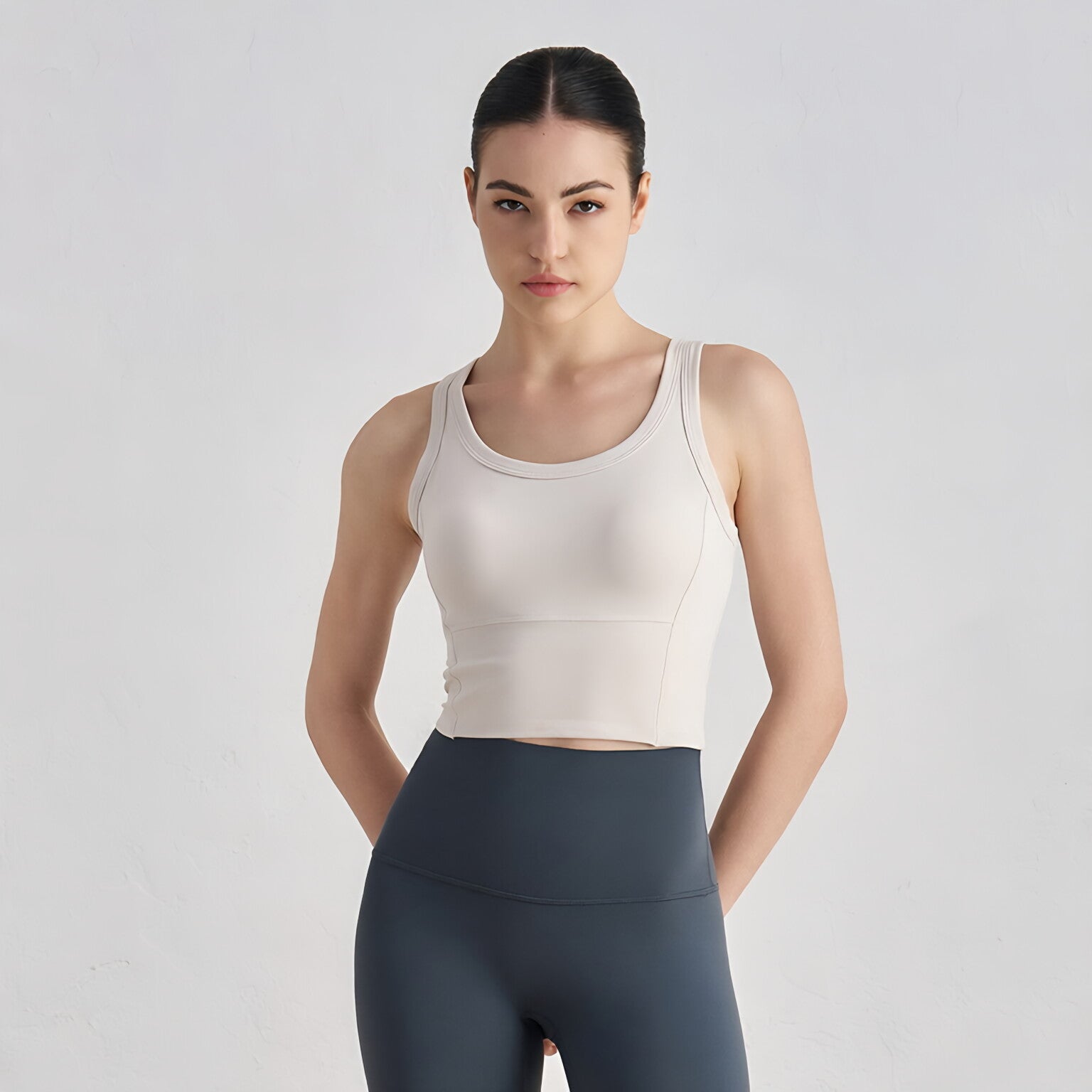 NULS Sports Bra Women Push Up Yoga Bra with Built-in Cups