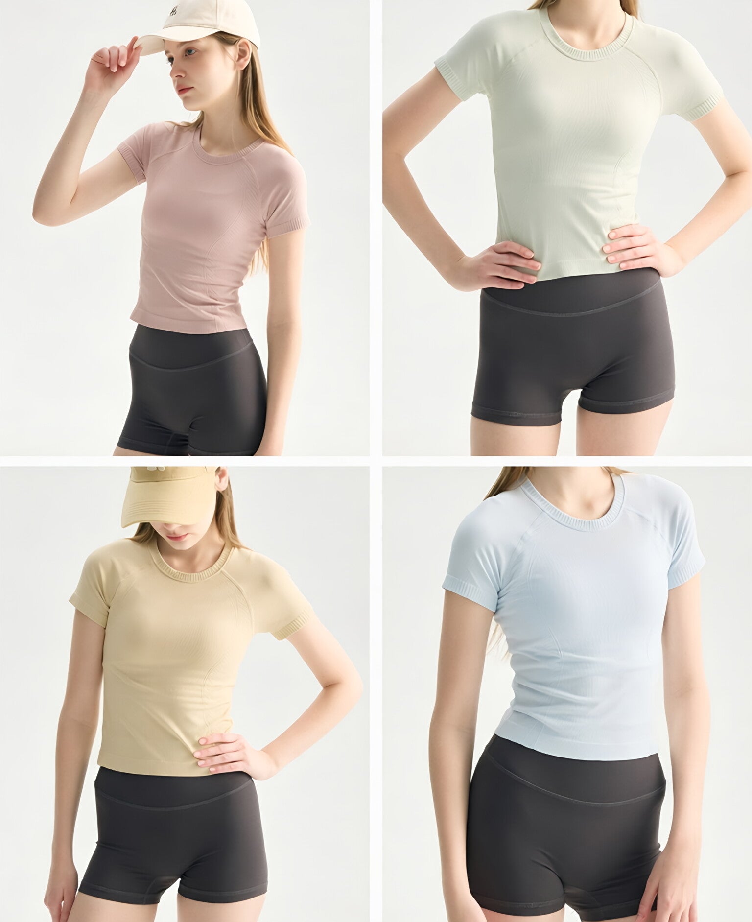 Seamless Breathable Short Sleeve T-Shirt