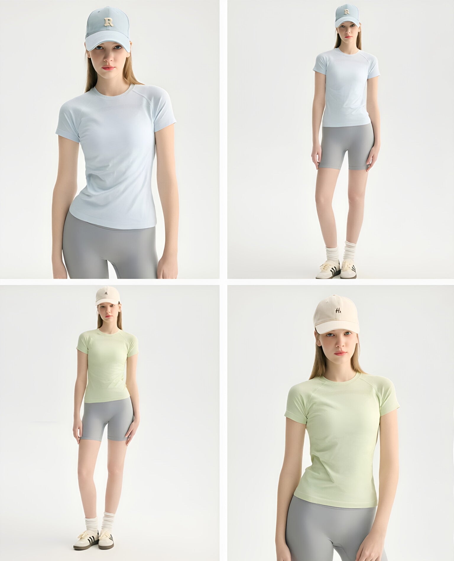 Seamless Round Neck Sculpting Short Sleeve T-Shirt