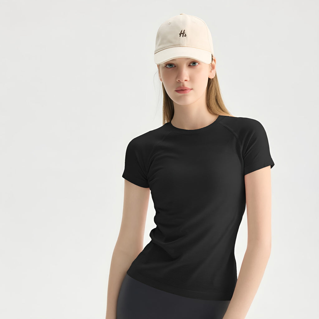 Seamless Sculpting Quick-Dry Short Sleeve T-Shirt