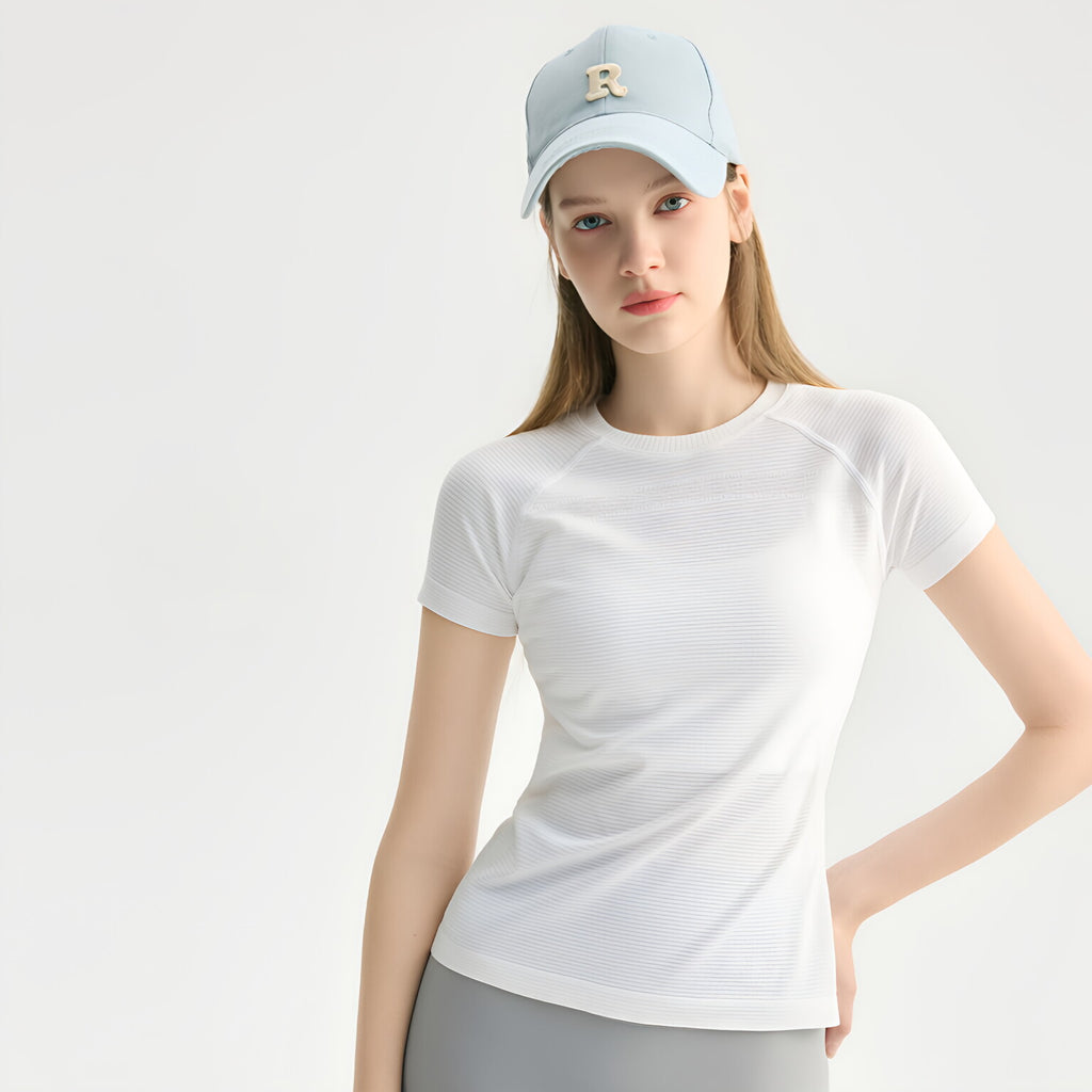 Seamless Sculpting Quick-Dry Short Sleeve T-Shirt