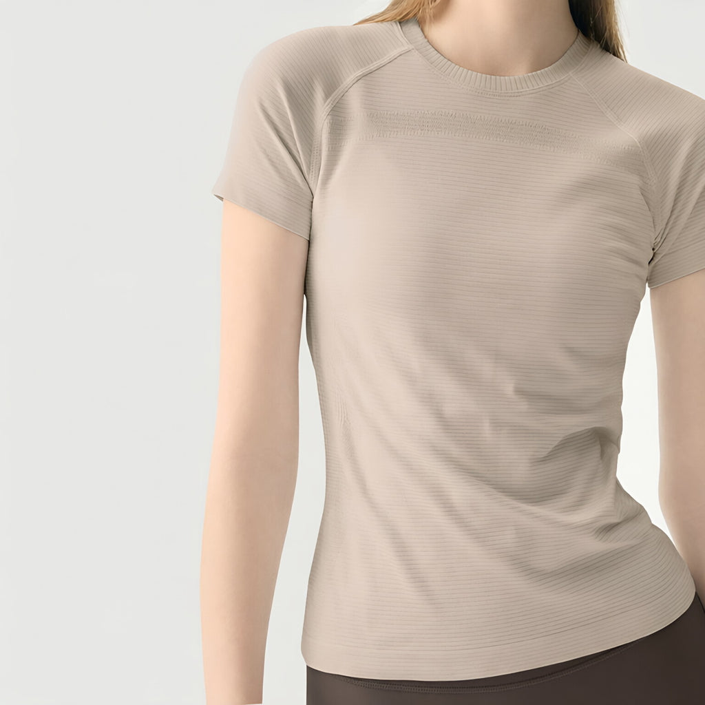 Seamless Sculpting Quick-Dry Short Sleeve T-Shirt