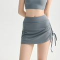 Side Adjustable Yoga Shorts Women High Elastic Anti Exposure Gym