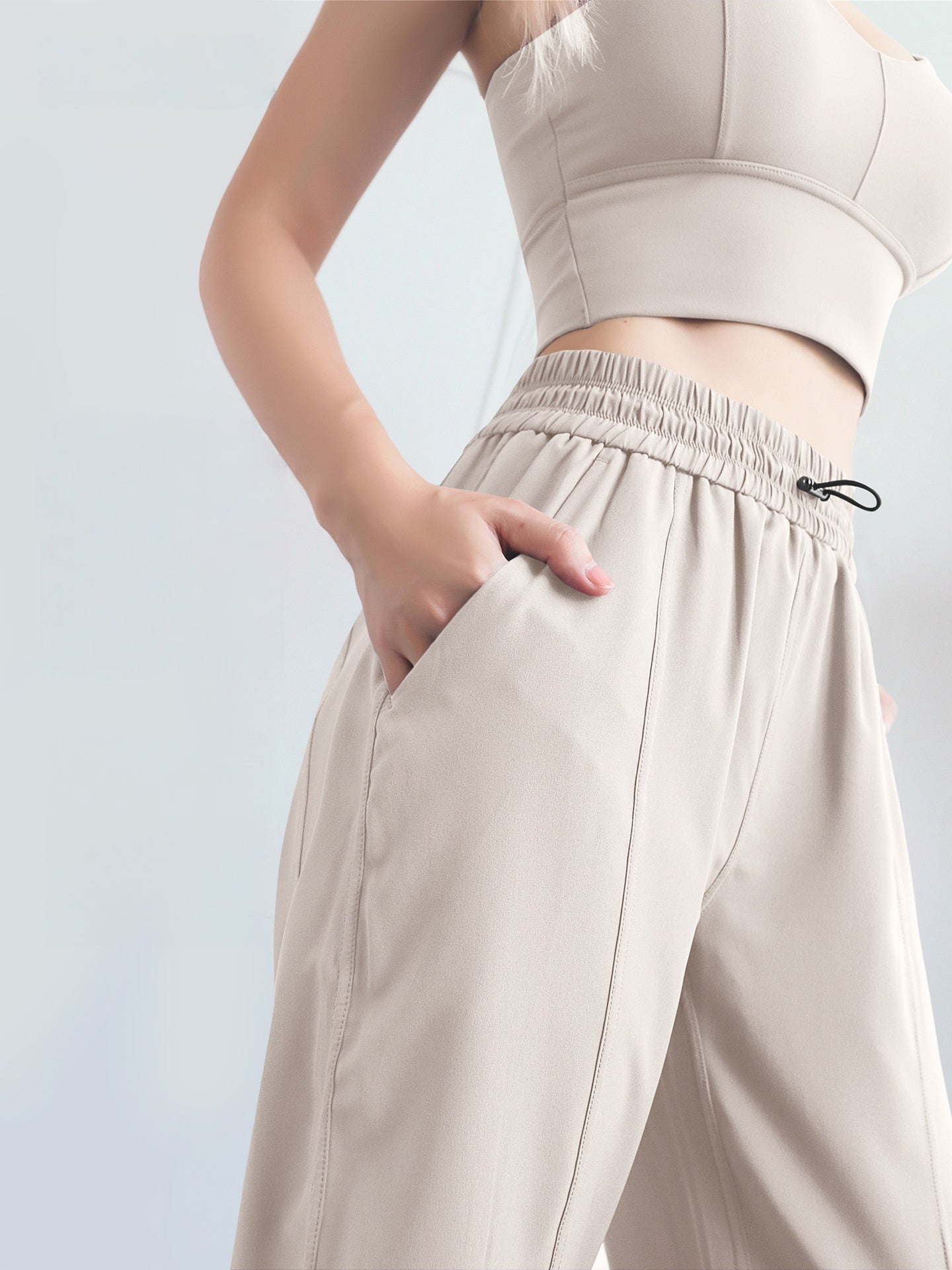 Sunscreen Quick Dry Wide Leg Pants Women Gym Workout