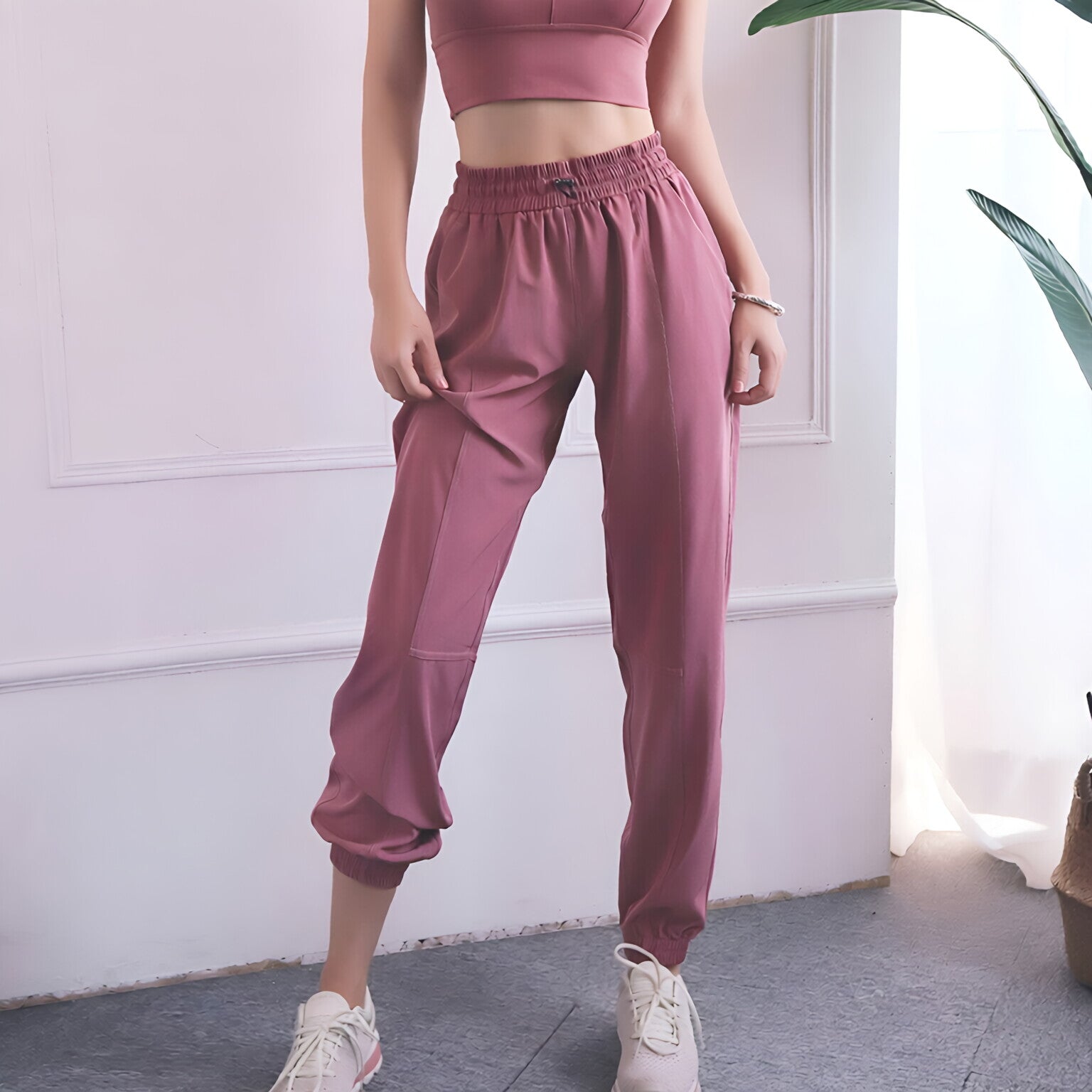 Sunscreen Quick Dry Wide Leg Pants Women Gym Workout