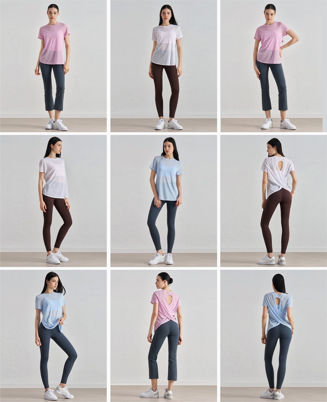 Textured Cut-Out Round Neck Short Sleeve T-Shirt