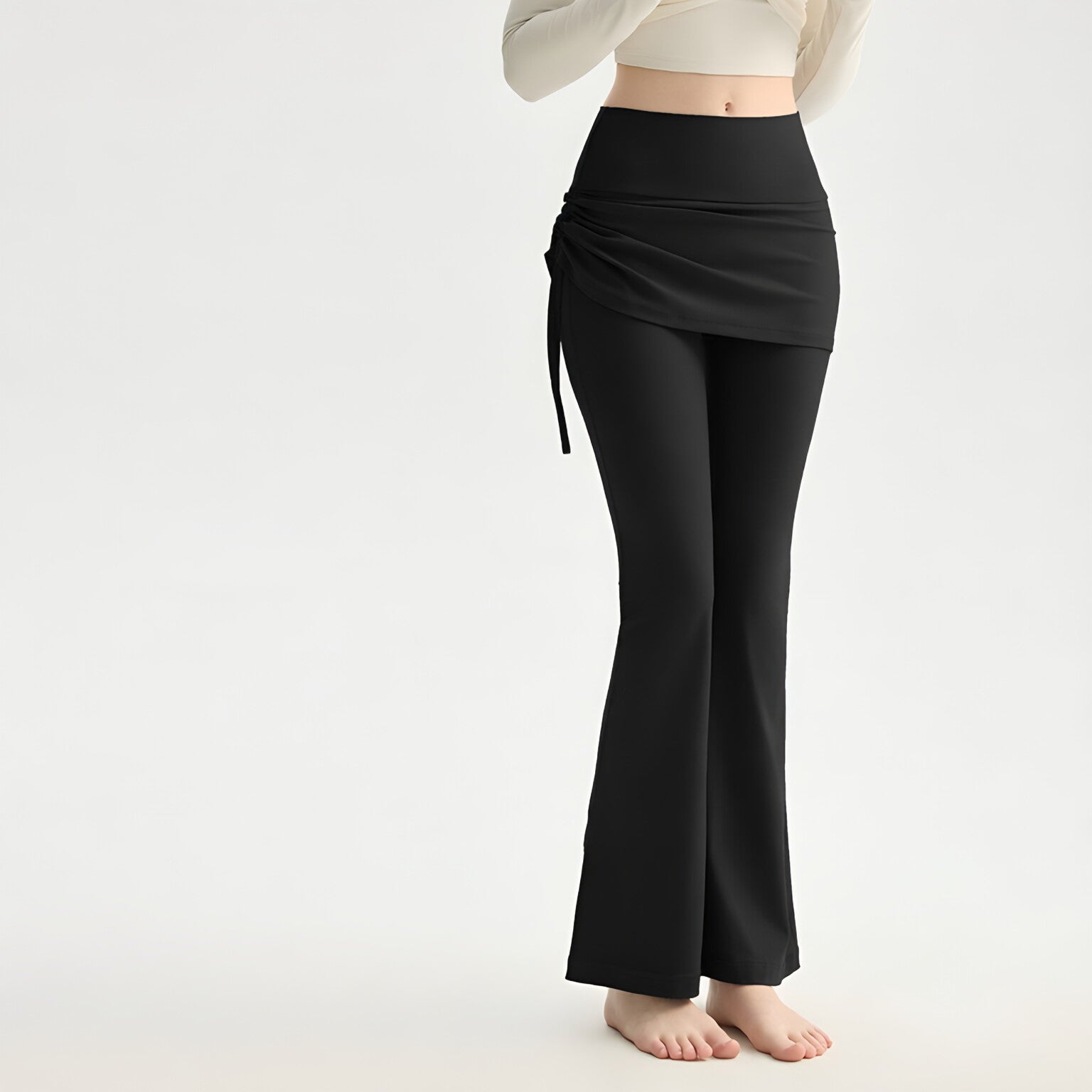 Vacation Vibes 2 Piece Yoga Set Women Flared Low Waist Gym