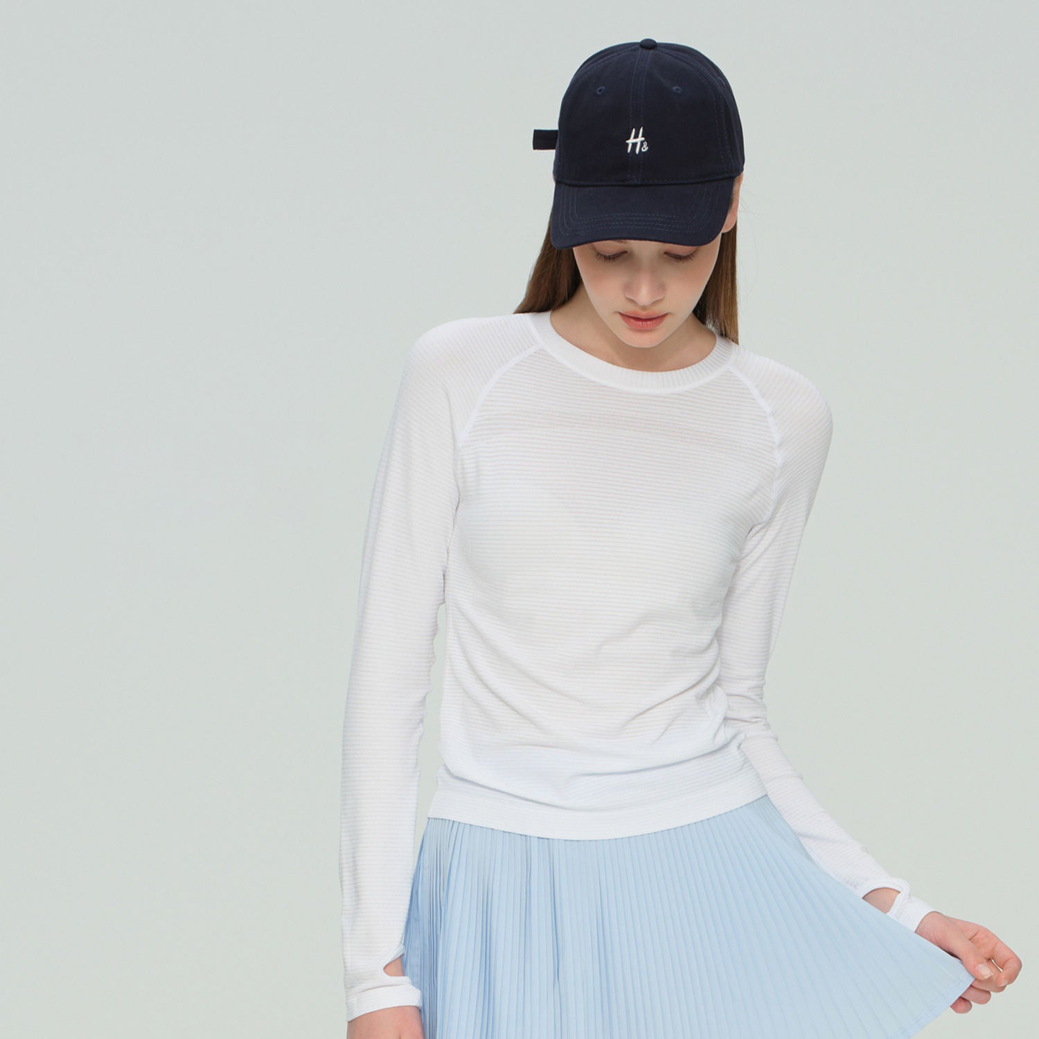 Wholesale 100% Nylon Yoga Top Women Long Sleeve Crew Neck Sweat-Wicking Classic Fit Workout Shirt