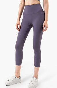 Wholesale Ankle-Length Yoga Pants Women High Waist Tummy Control Butt Lifting Seamless Leggings