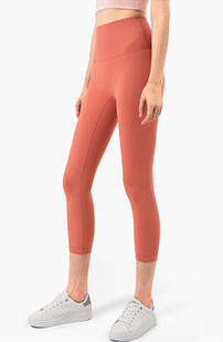 Wholesale Ankle-Length Yoga Pants Women High Waist Tummy Control Butt Lifting Seamless Leggings