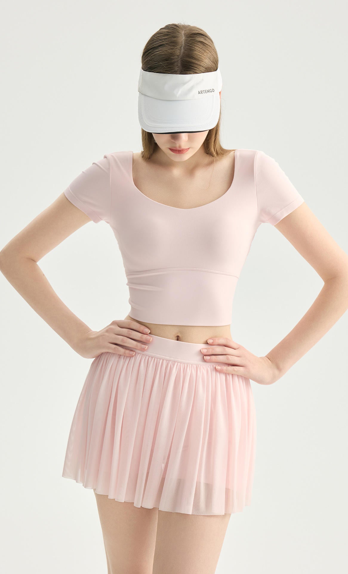 Wholesale Ballet Mesh Back Yoga Tank Top Women Built-in Bra Lightweight Pilates Workout Top