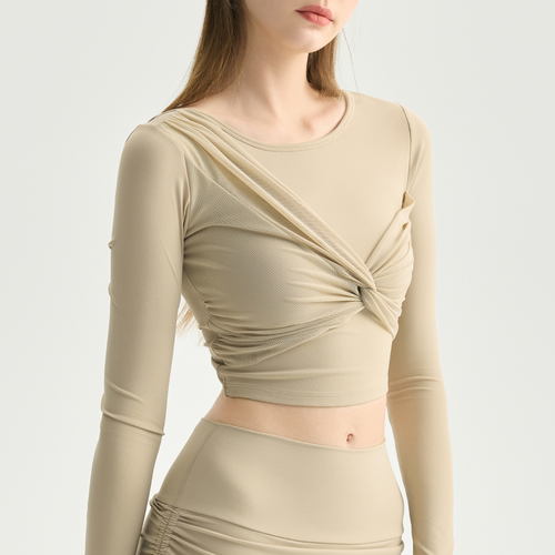 Wholesale Custom Scoop Neck Yoga Bra Women Snatched Fit Four-Way Stretch Quick Dry Workout Top