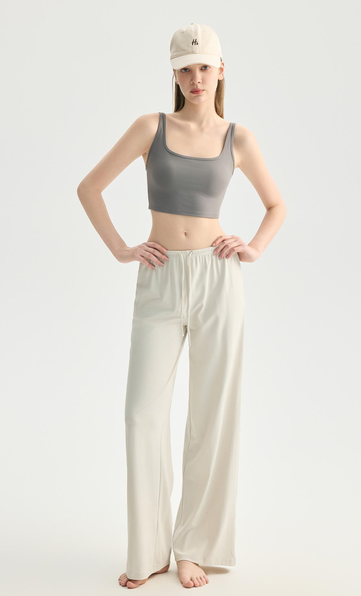 Wholesale Deep U Back Sports Bra Women Keyhole Cutout Tank Top Moisture Wicking Yoga Top