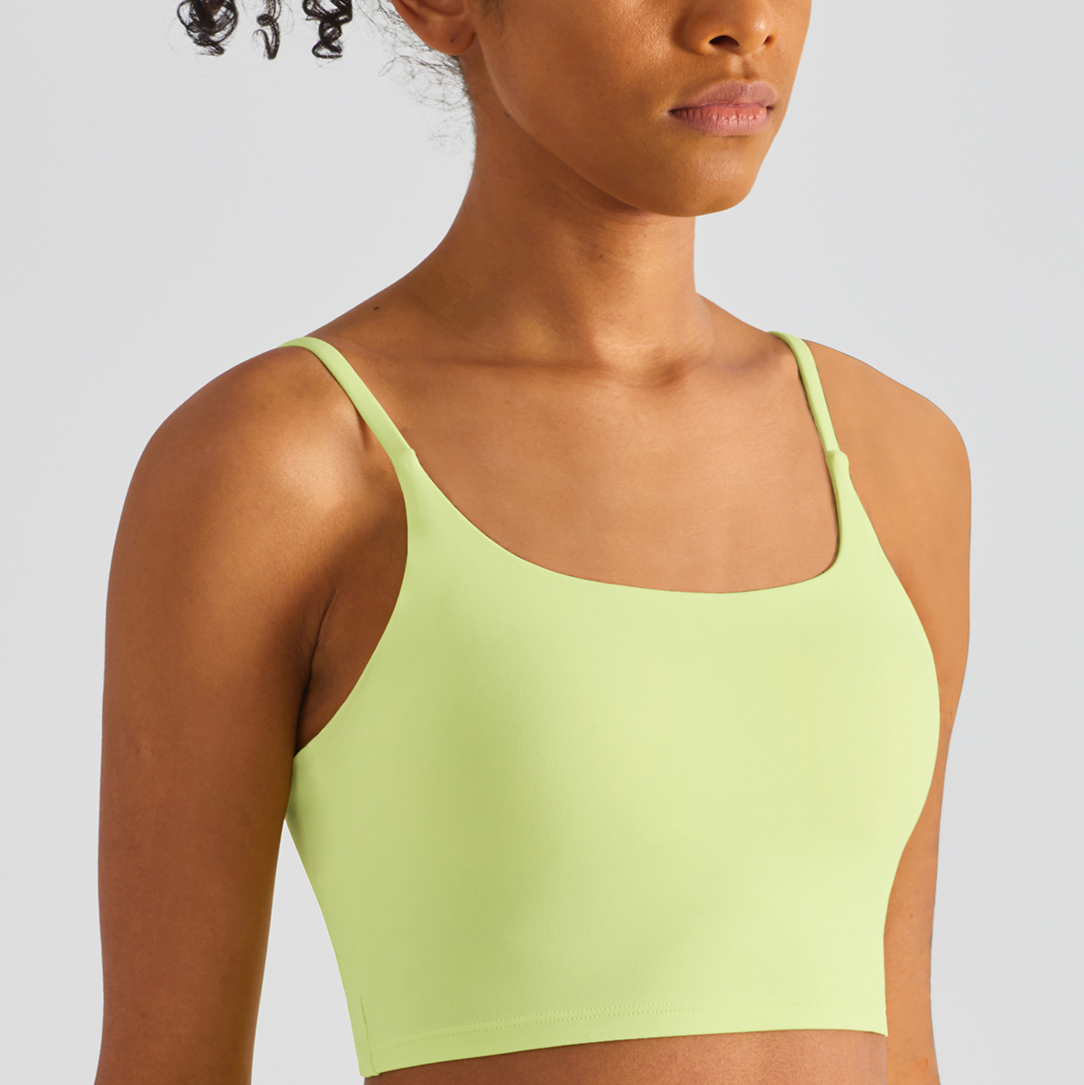 Wholesale Eco-Friendly Halter Neck Yoga Leggings Women Sheer Mesh Panel Anti-Odor Shapewear